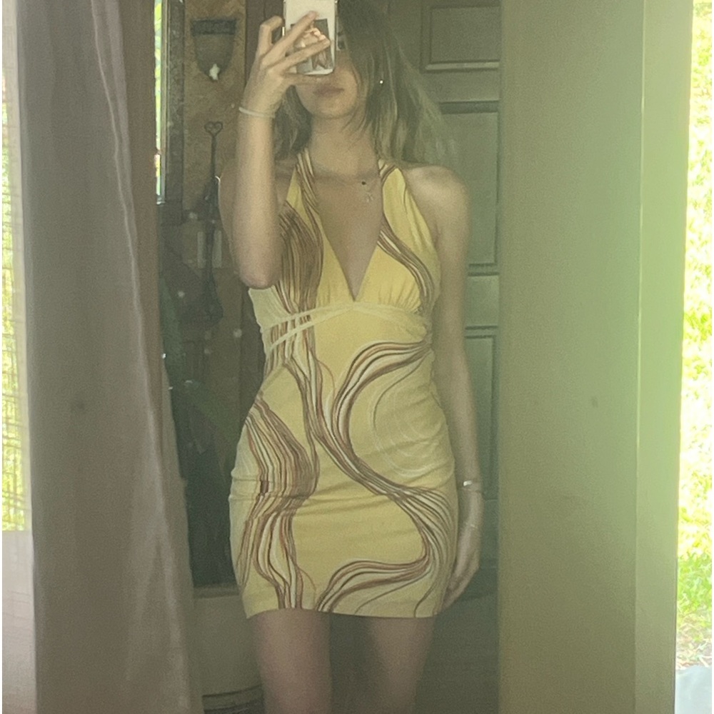 Vintage glam mini dress